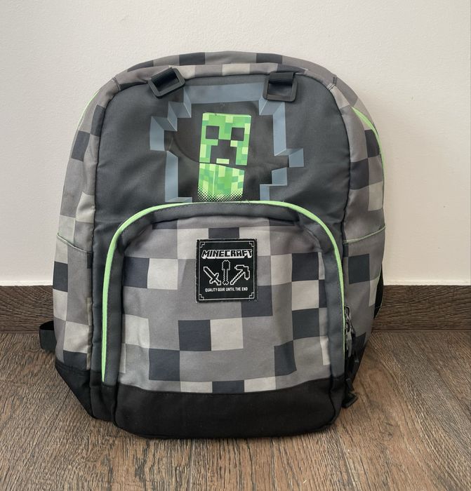 Plecak Minecraft jednokomorowy z kieszenią