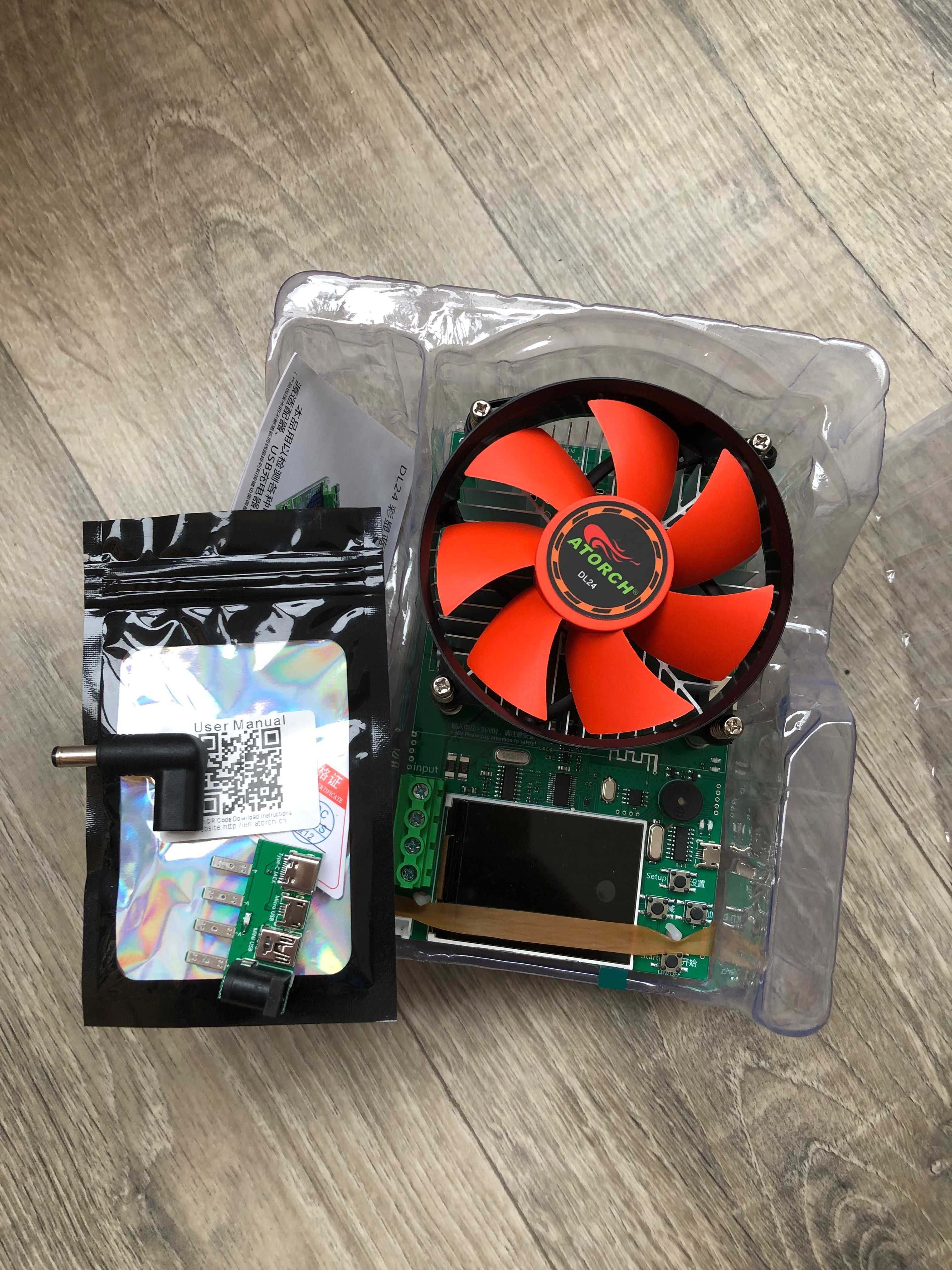 Atorch DL24 навантажувач електронний, 150W 20A, Bluetooth є