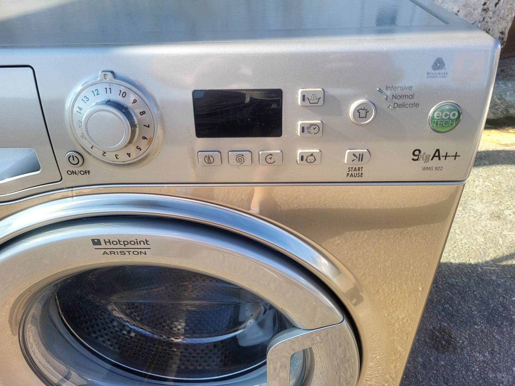 Máquina lavar roupa Ariston 9 kg SEMI-NOVA INOX com entrega e garantia