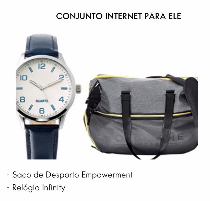 Saco Desporto + Relógio Oriflame