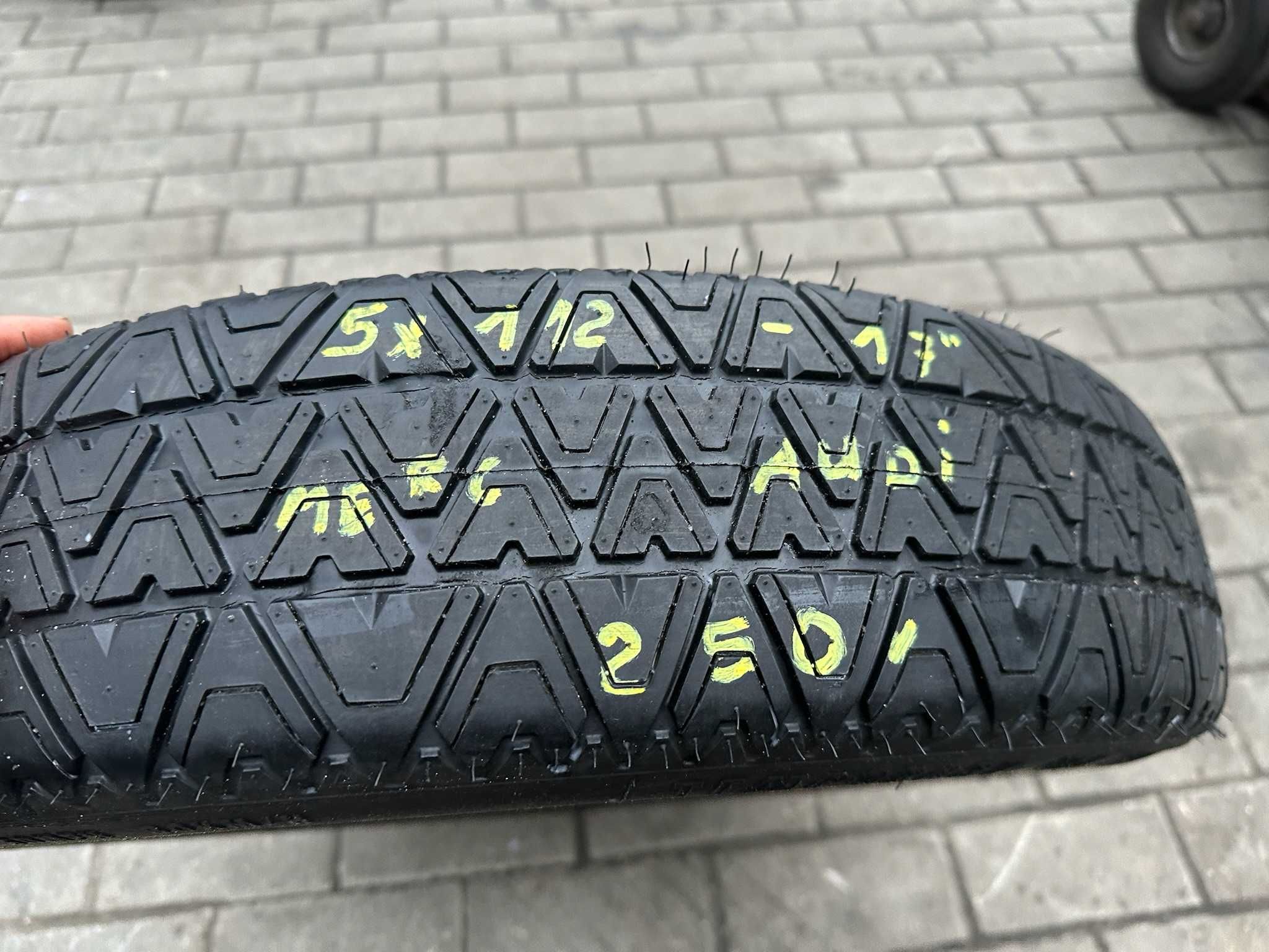 KOŁO DOJAZDOWE ZAPASOWE 17 Mercedes W211 W219 Audi 5X112 155/70R17