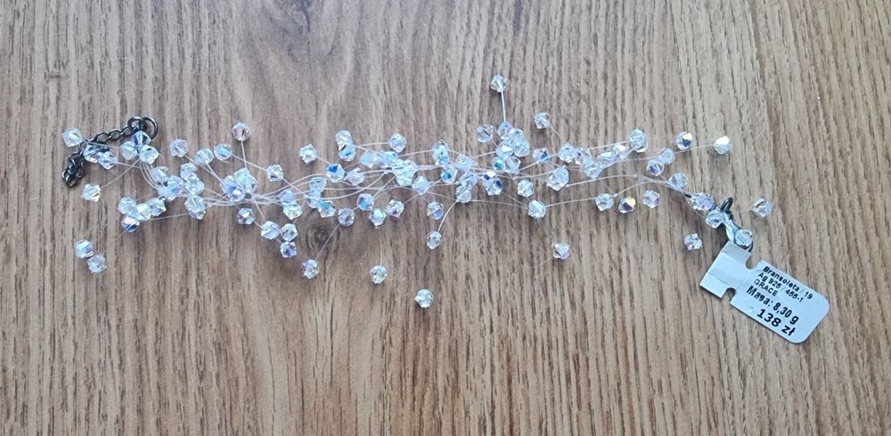 Biżuteria ślubna marki Sezam z kryształkami Swarovskiego