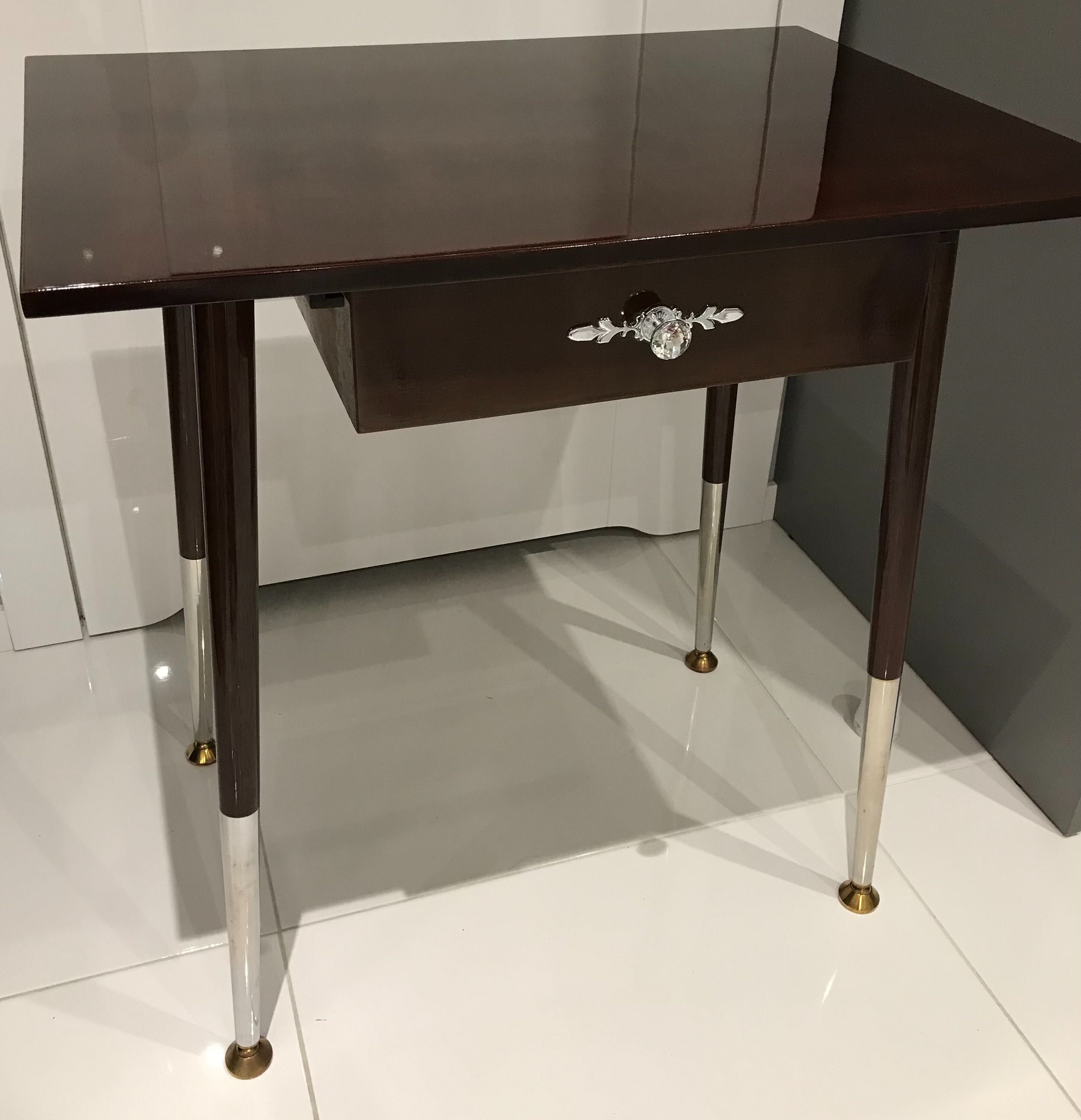 Stolik biurko glamour 100x50 cm z tekstolitu