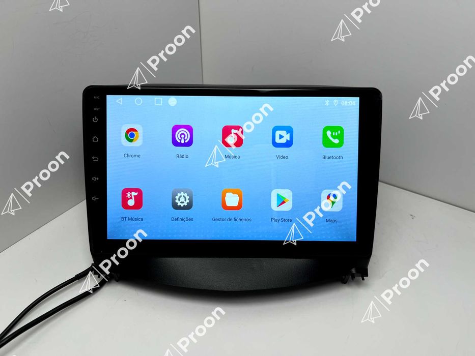 Rádio Peugeot 207 Android 2 din auto android