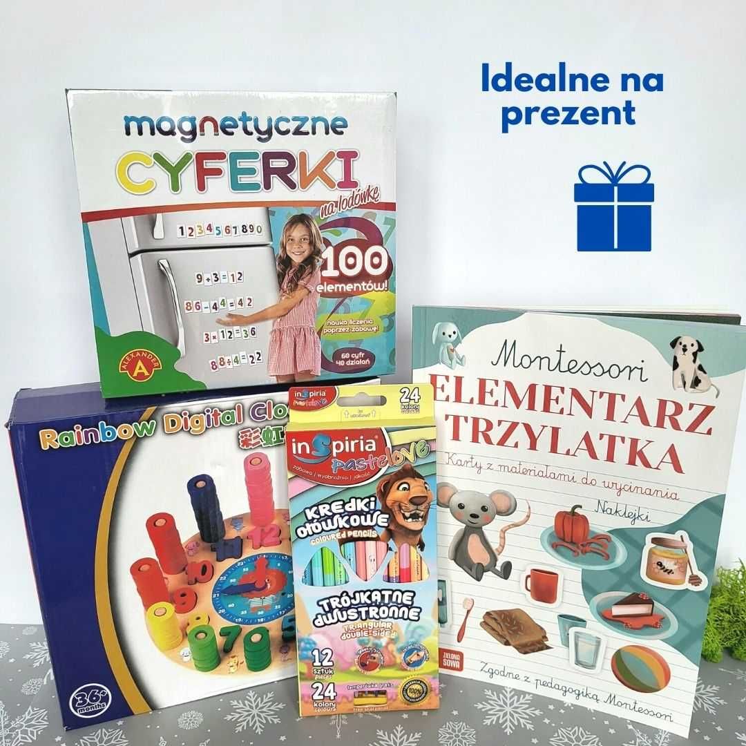 Zestaw zabawek na prezent świąteczny dla dziewczynki lat 3 MONTESSORI