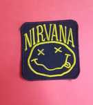 Zestaw trzech naszywek Nirvana smiley face