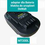 Adapter Przejściówka konwerter z Makita 18V do narzędzi Dewalt 18V
