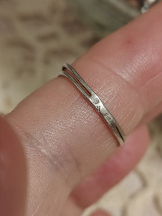 Pierścionek Imago Artis. Srebro PRL