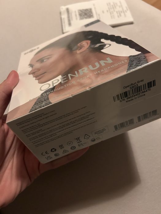 shokz open run bone conduction sport headphones