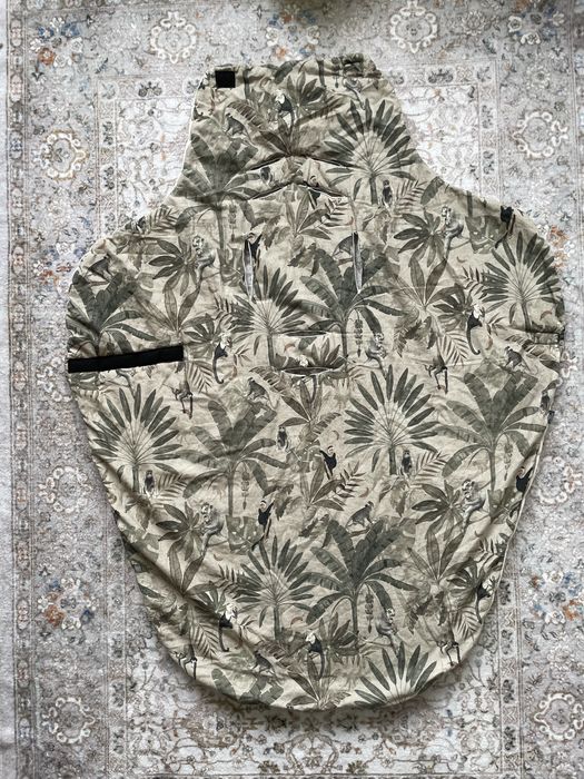 Makaszka otulacz do fotelika do wózka śpiworek w małpki polska marka