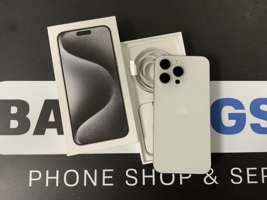 Sklep bardzo ladny Apple Iphone 15 Pro Max 1Tb white bateria 88%