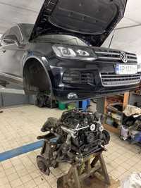 Автосервис СТО Audi Q7 VW Touareg замена цепи грм сальника течь Масла