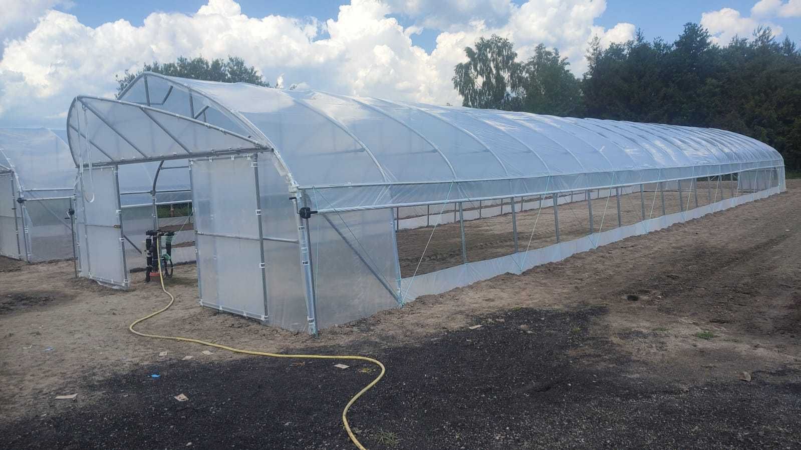 tunel foliowy, konstrukcja tunelu 7 x 30 gotyk