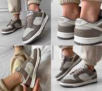 Женские кроссовки Nike Dunk Low Brown 36-40 найк данк Хит