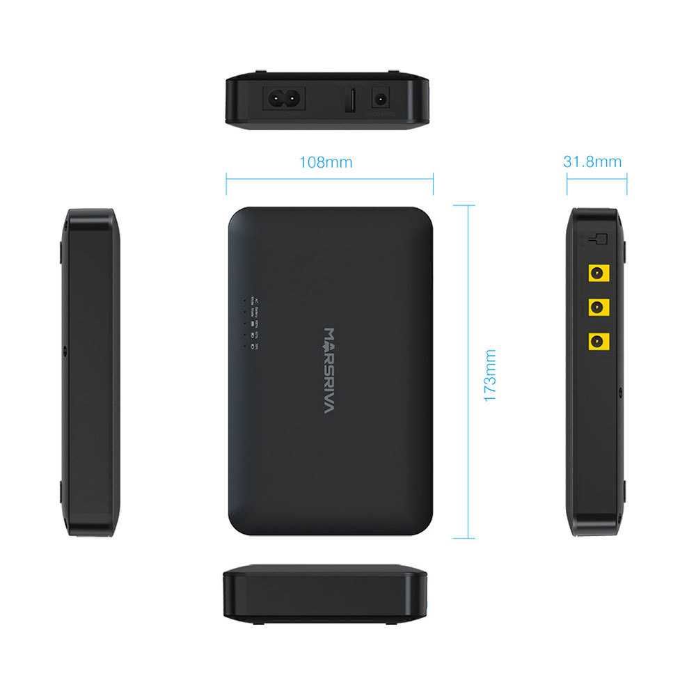 Новый бесперебойник 2.0 А ИБП UPS Marsriva KP1 Plus 16000 мАч