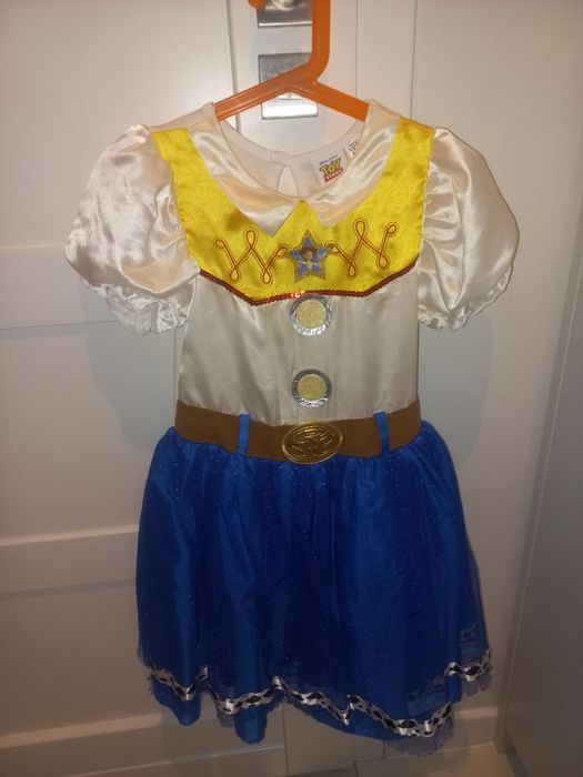 Strój karnawałowy 122/128 przebranie Jessie Toy Story + kapelusz