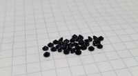 бриллианты черные, натуральные  2.4 мм