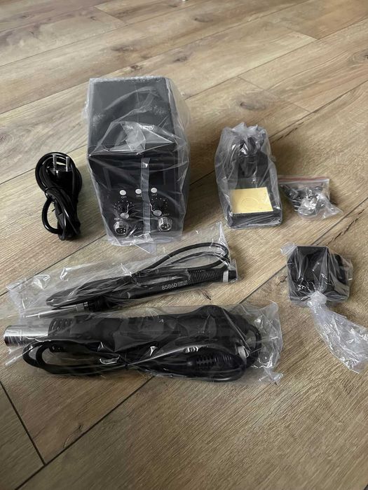 Stacja lutownicza 2w1 Hot Air Lutownica Spawarka 760W