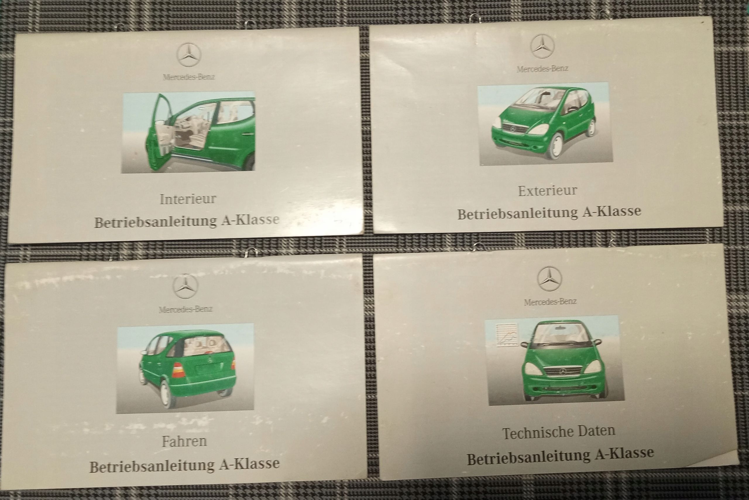 Mercedes A KLASA W168 Instrukcja Obsługi Książka 1999