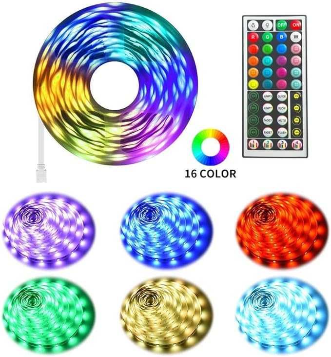 KSIPZE Taśma LED RGB o długości 20m