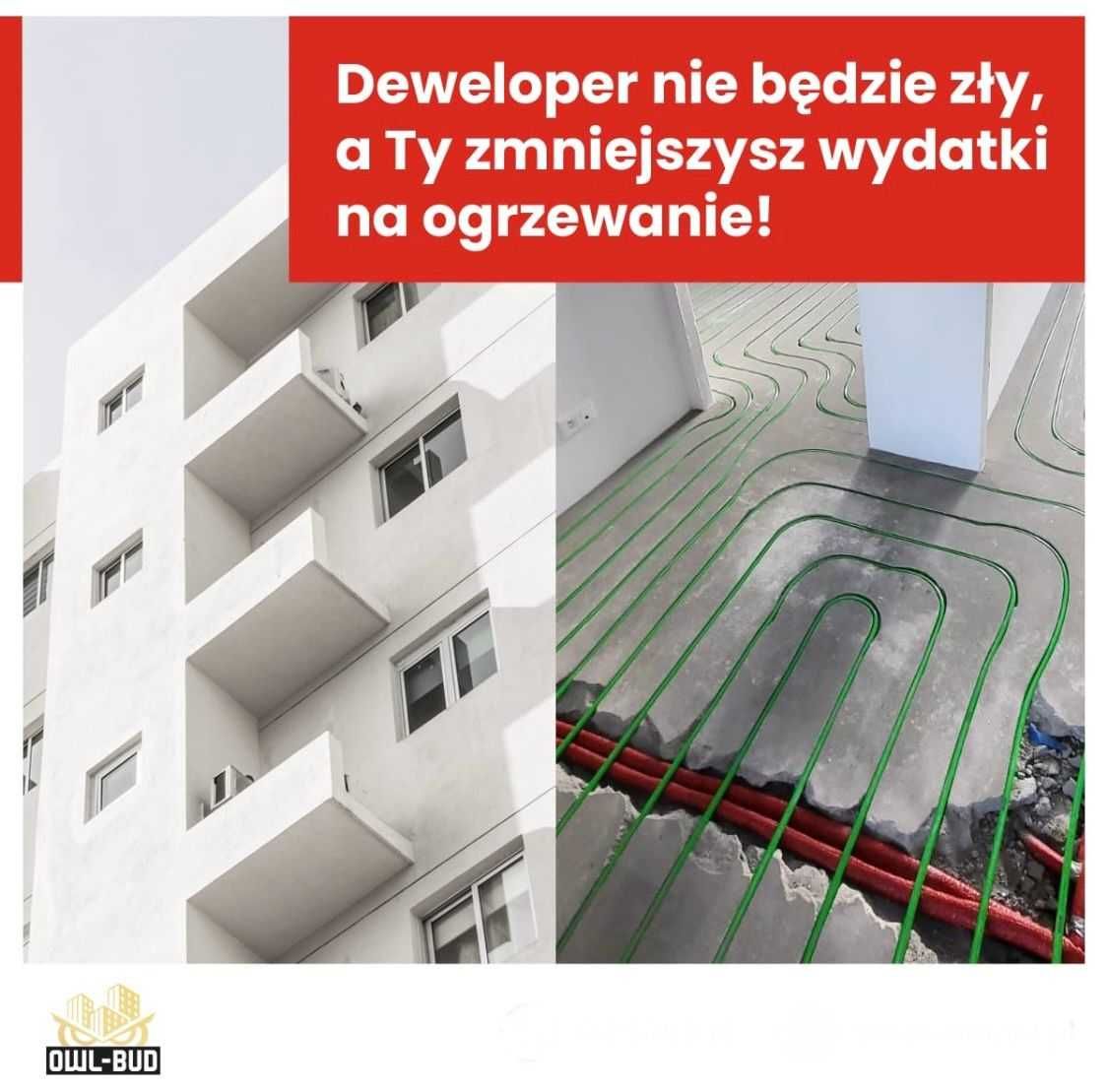 Frezowanie pod ogrzewanie, ogrzewanie podłogowe, hydraulika