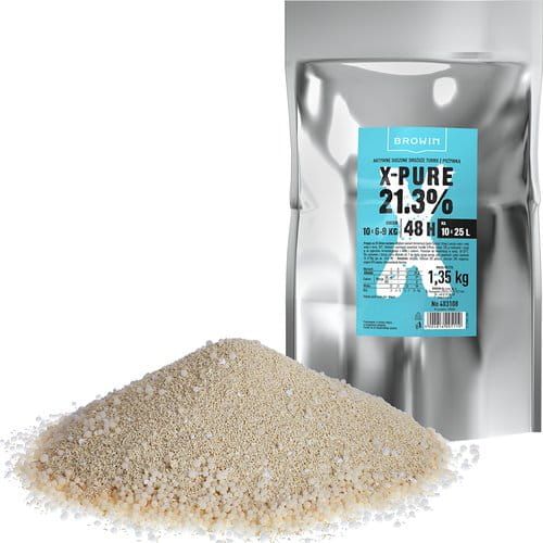 X-PURE  21,3%  drożdże gorzelnicze na 250L 1,35kg