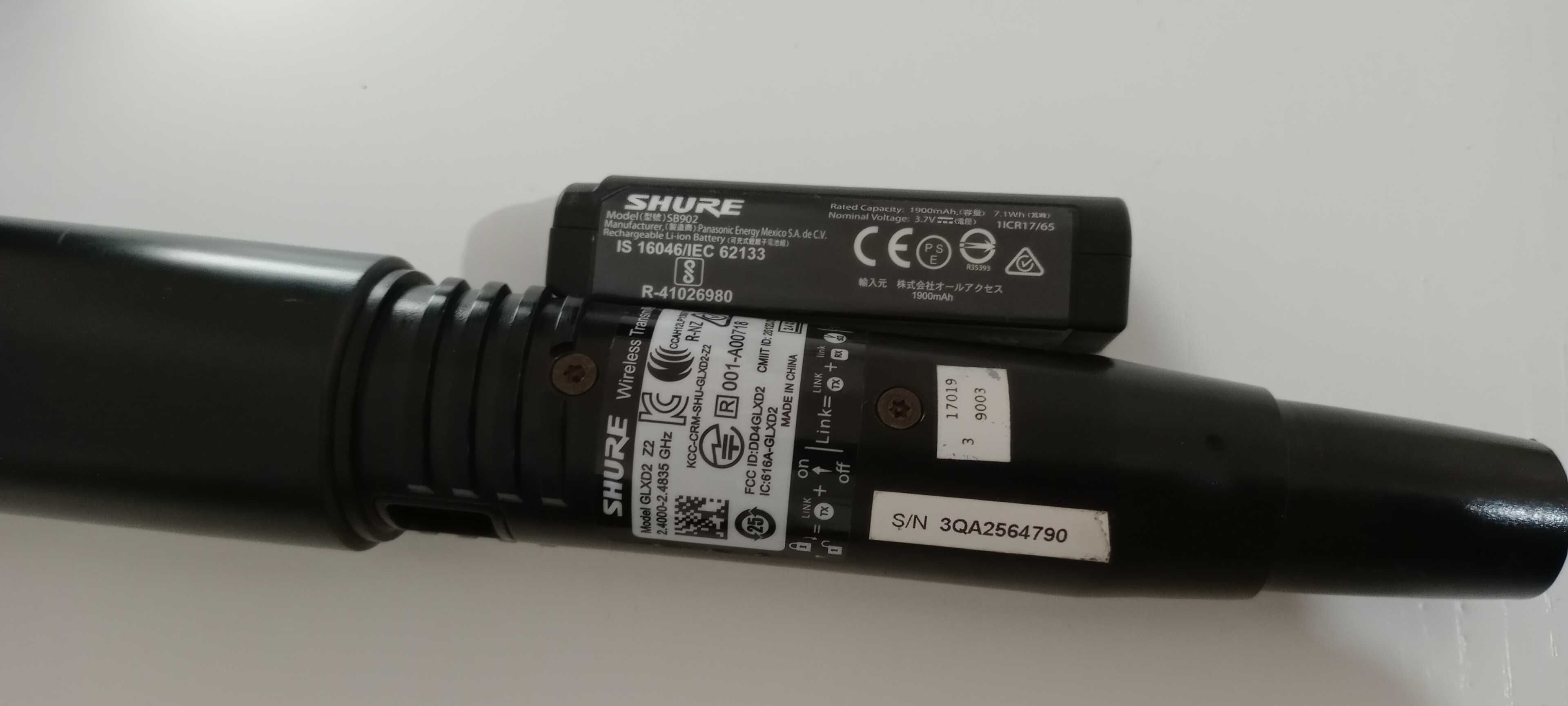 Microfone Sem Fios Shure GLXD24 / Beta 58A - Seminovo