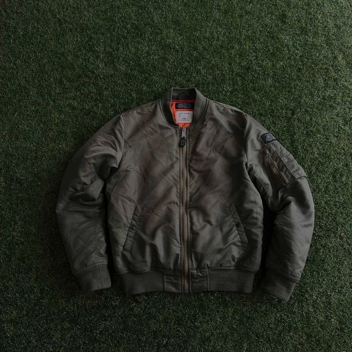 Vintage 90s Schott NYC Bomber Army Type-U Бомбер Куртка [M] MA-1