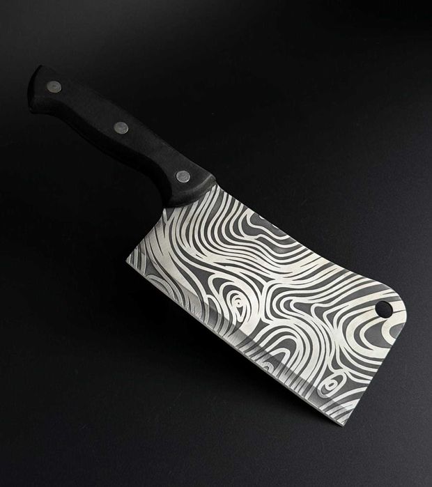 Сокирка кухонна сталь 65х13 Gorillas BBQ KN223 Сокирка ручної роботи