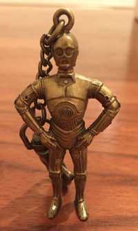 Porta-chaves de metal Star Wars C3PO 1995.