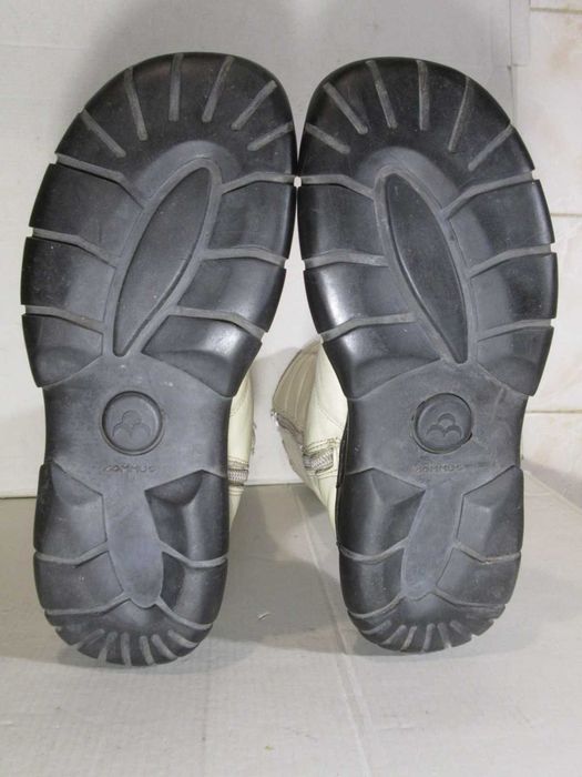 Сапоги женские зимние кожа белые 39 размер Италия MIRA