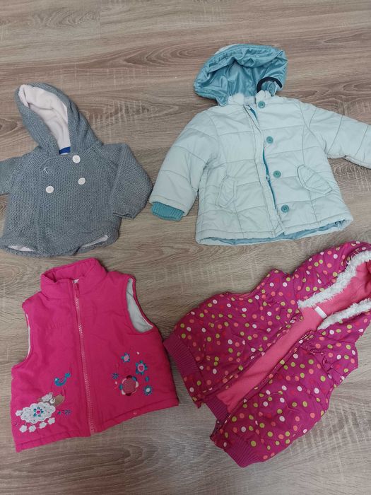 Paka ubrań dla dziewczynki 74-80