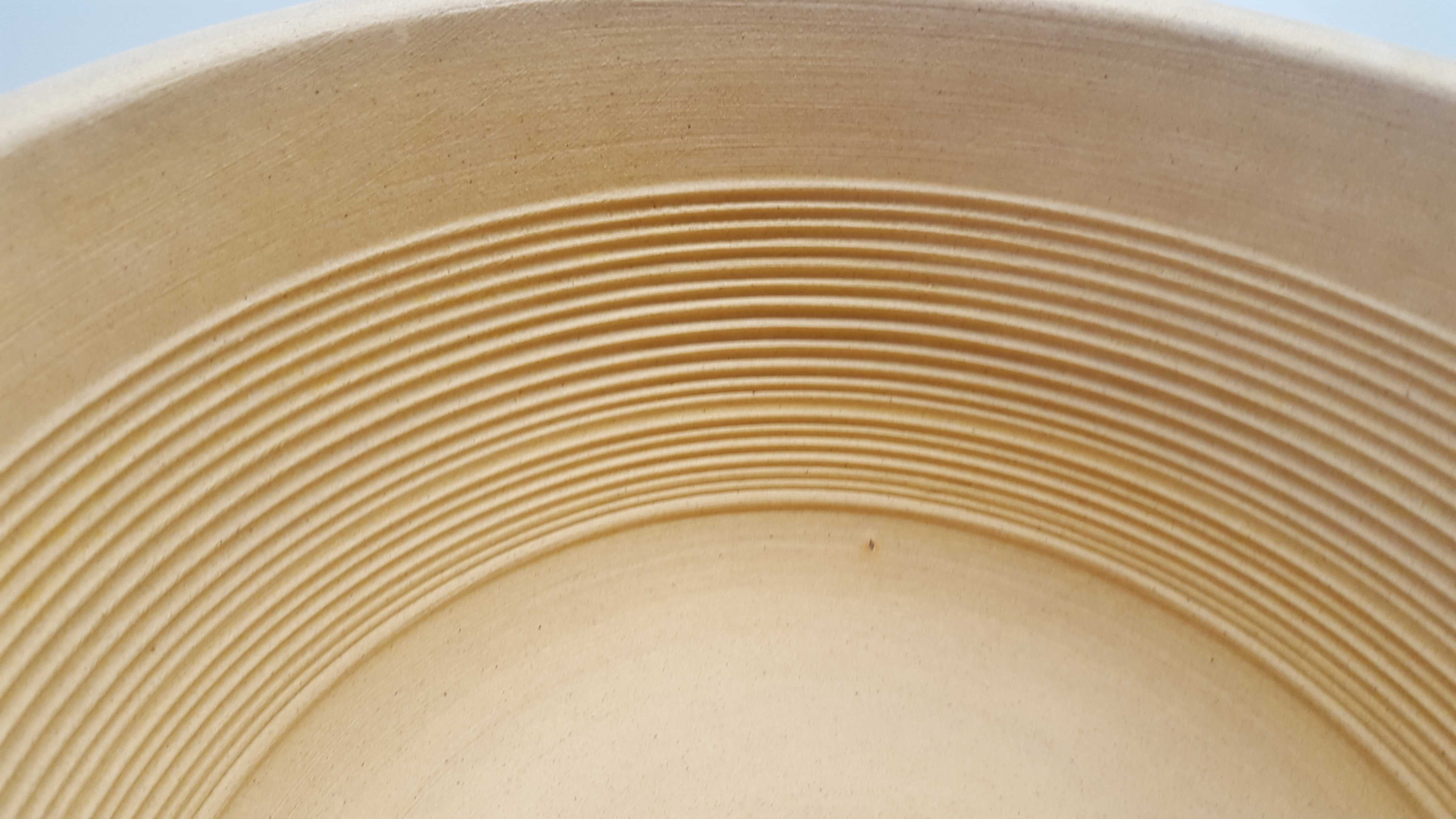 makutra ceramiczna jasne wnętrze wewnątrz 24cm -produkcja polska