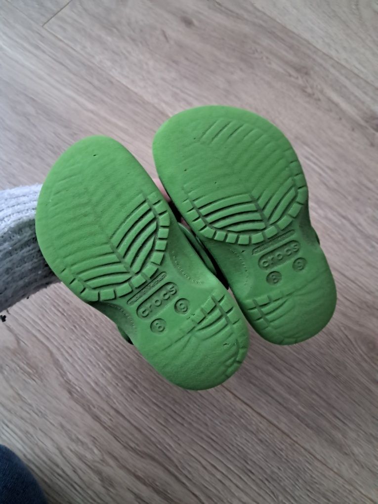 Crocs zielone 8-9