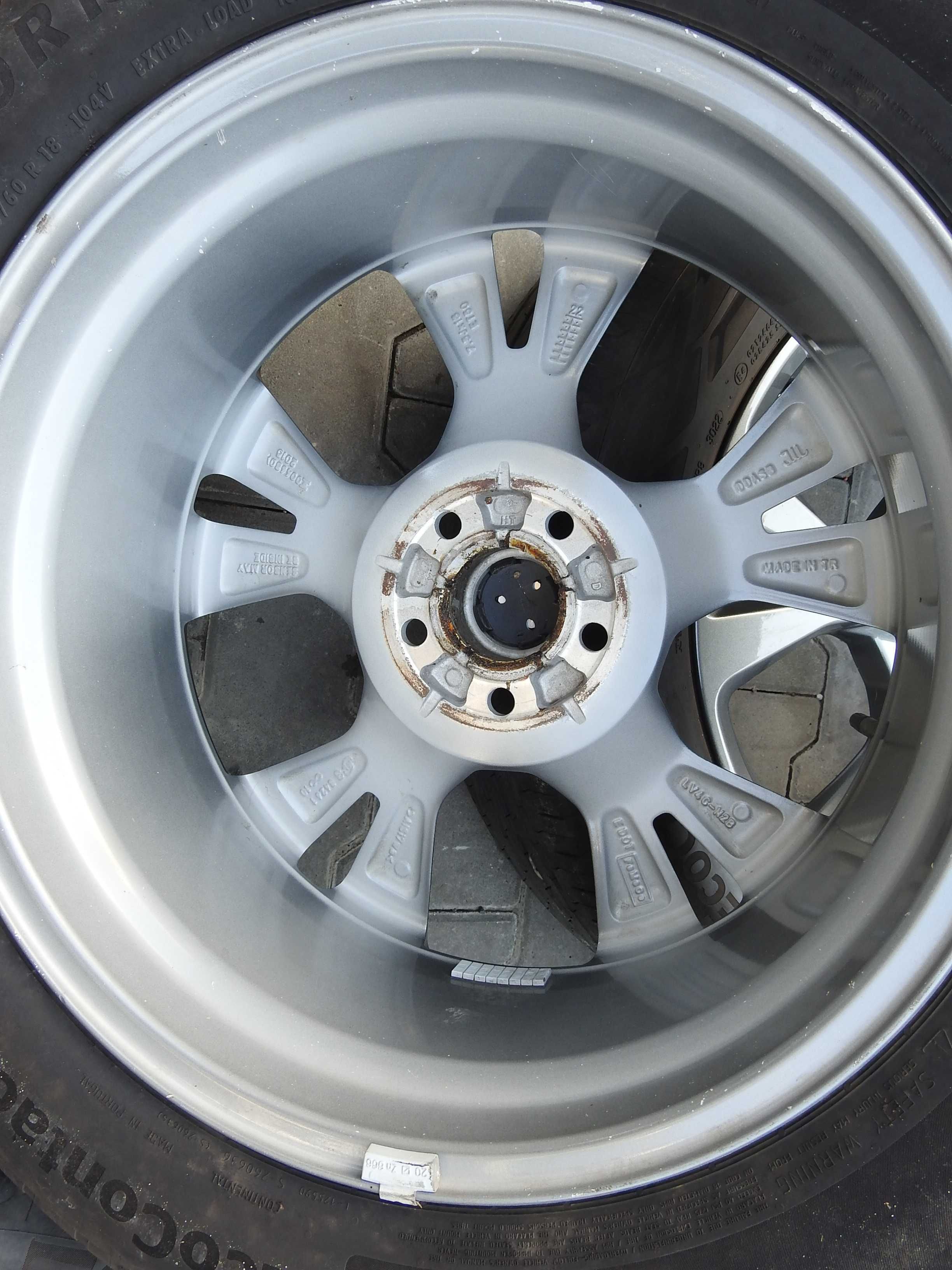 4x Alufelgi 18'' 5x108 ET50 7,5J Ford Kolor Grafit Super STAN