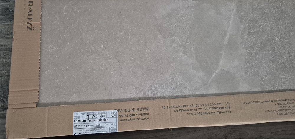 Płytki gres szkl. Lovstone Taupe półpoler PARADYŻ