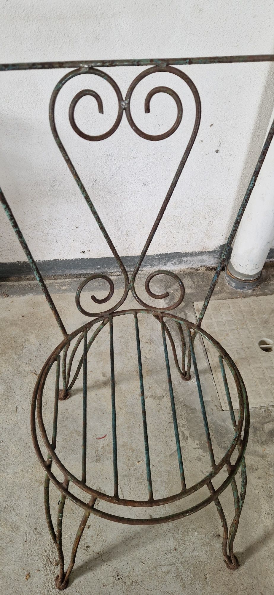 Cadeira em ferro