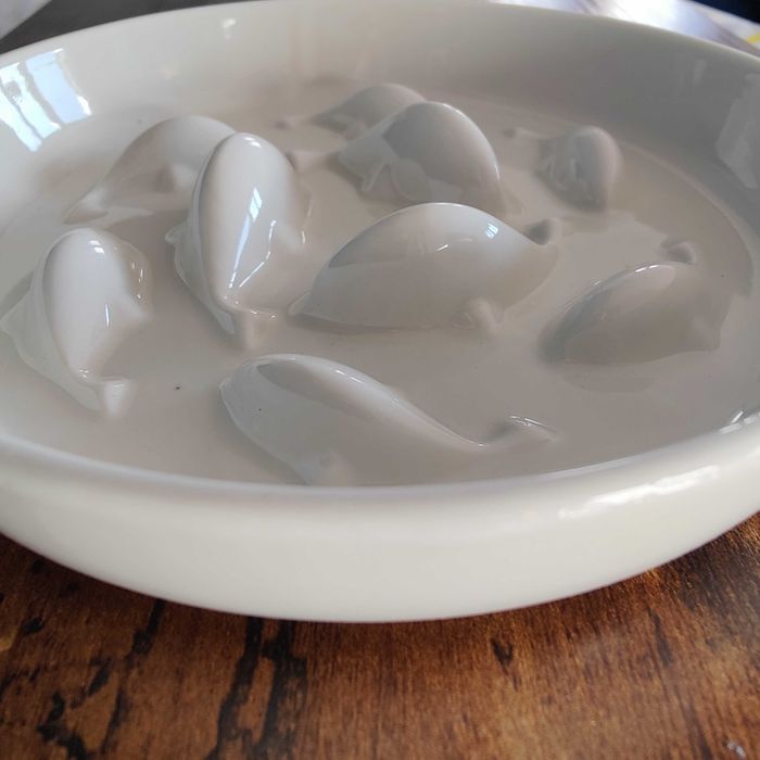 Miska dla kota spowalniająca, ceramiczna, nowa, nieużywana