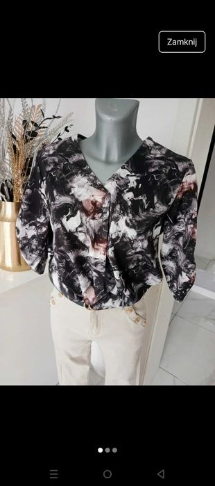 Elegancka bluzeczka marmurek