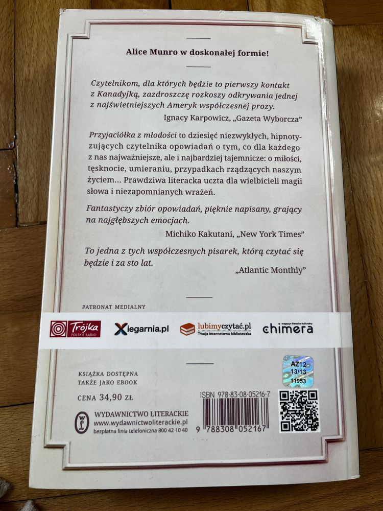 Alice Munro „Przyjaciółka z młodości”