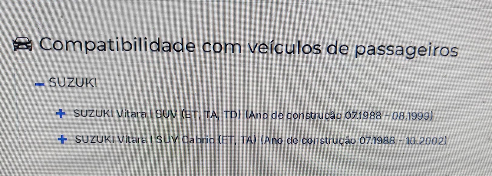 Kit embreagem Suzuki Vitara