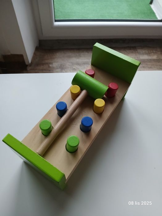 Wbijam drewniany dla najmłodszych