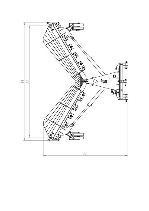 Pług składany tytan 3,6m! profesjonalny hydrauliczny ciężki  1400kg!