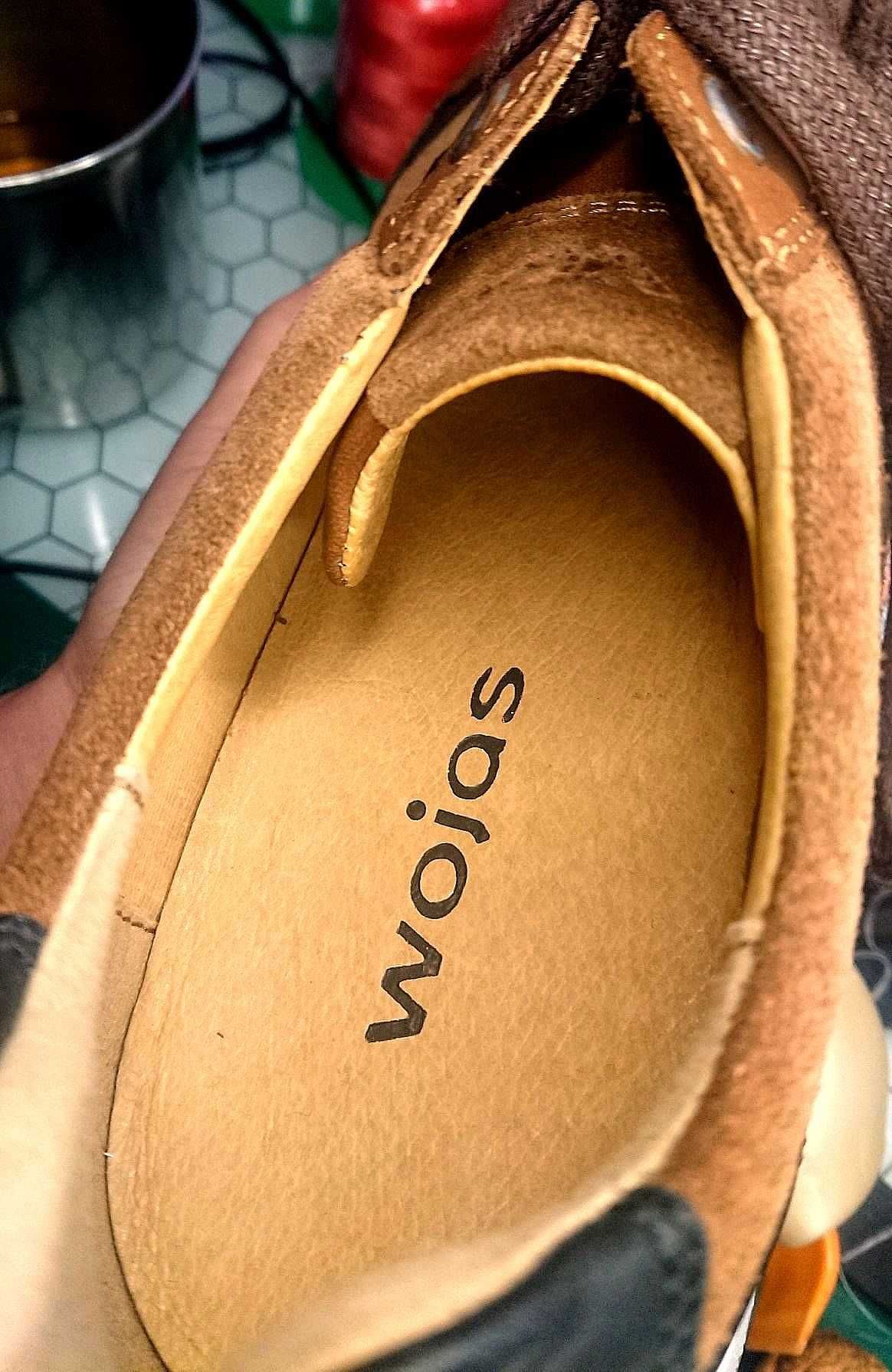 Buty Skóra jasny brąz Sneaker Sportowe trekkingowe Wojas Półbuty 41