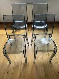 4 krzesła z poliwęglanu