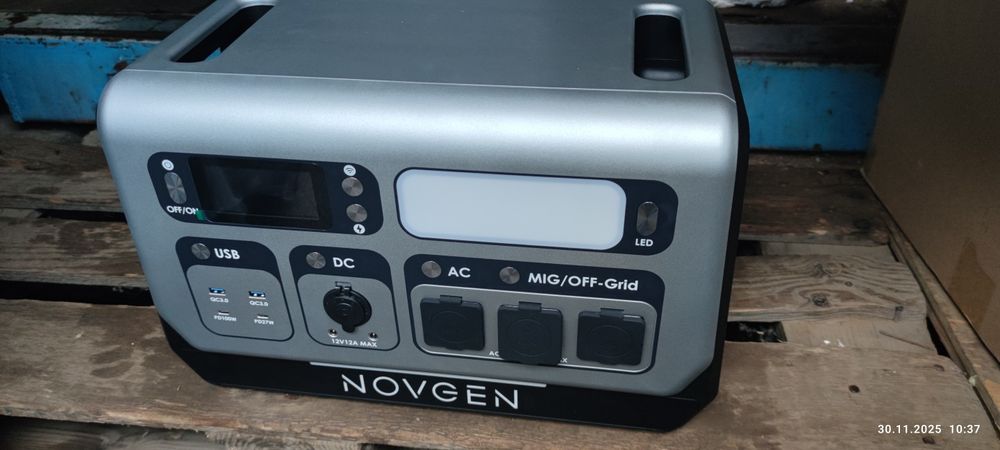 Зарядна станція NOVGEN 2048Wh + управління телефоном  або АВОК 1548Вт