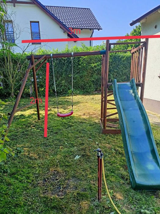 Plac zabaw "zjeżdżalnia z huśtawką"