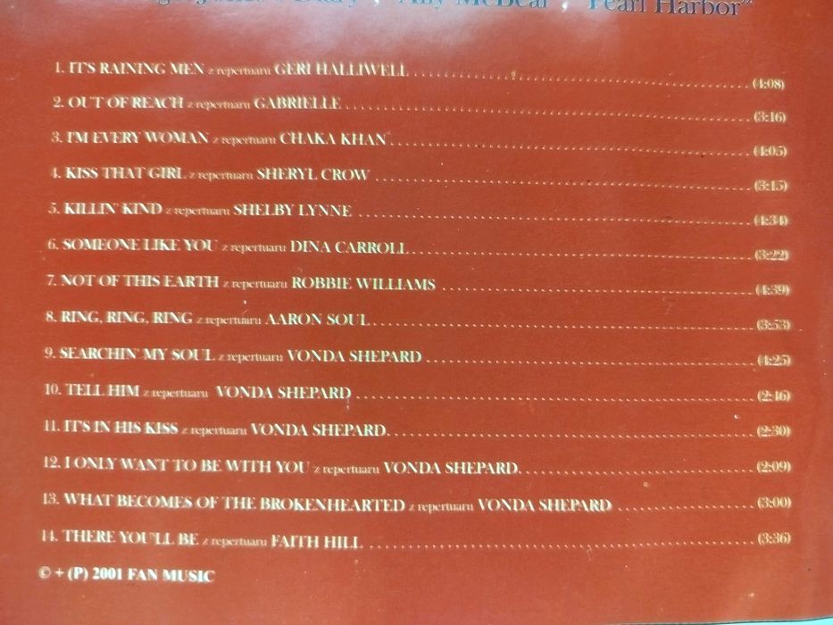 Ally McBeal & Bridget Jones Pearl Harbor Soundmakers muzyka filmowa