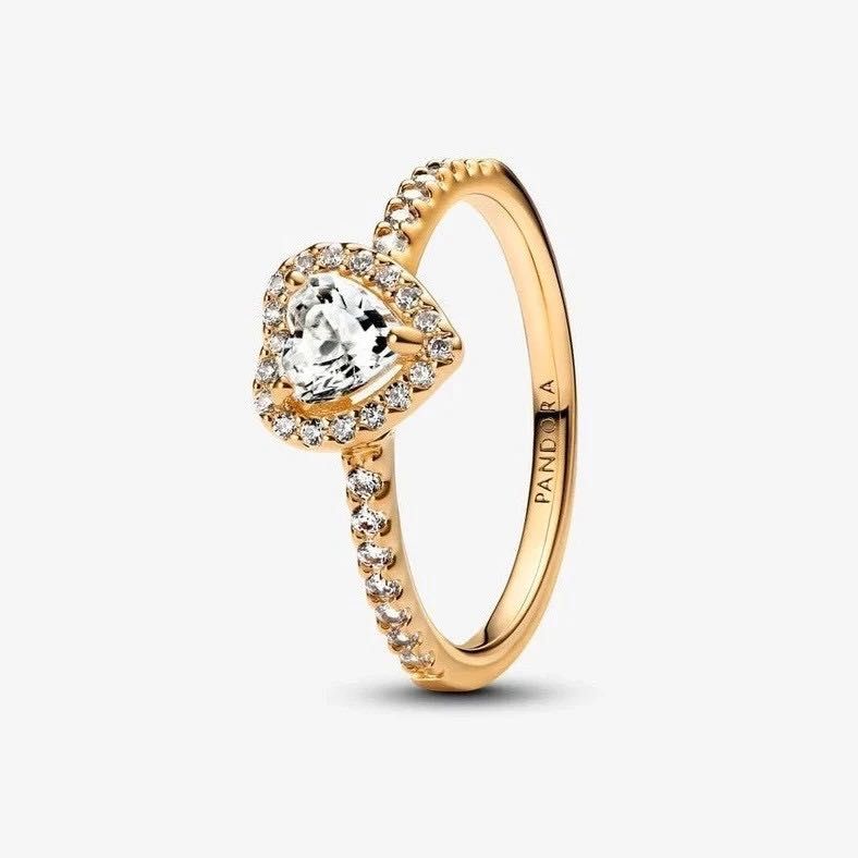 Anel Elevated Heart Pandora