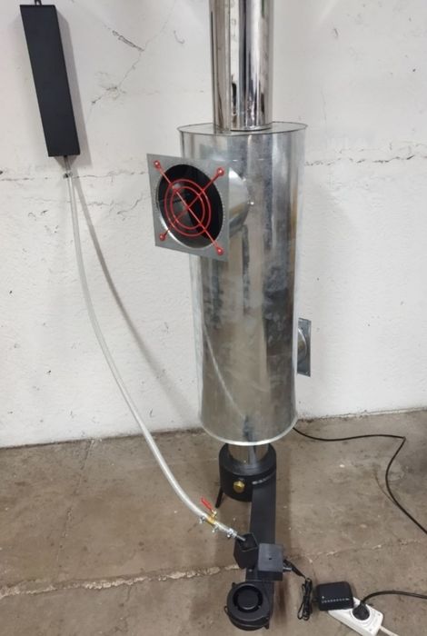 Пальник на відпрацьованому маслі, Горелка на отработке, буржуйка печь